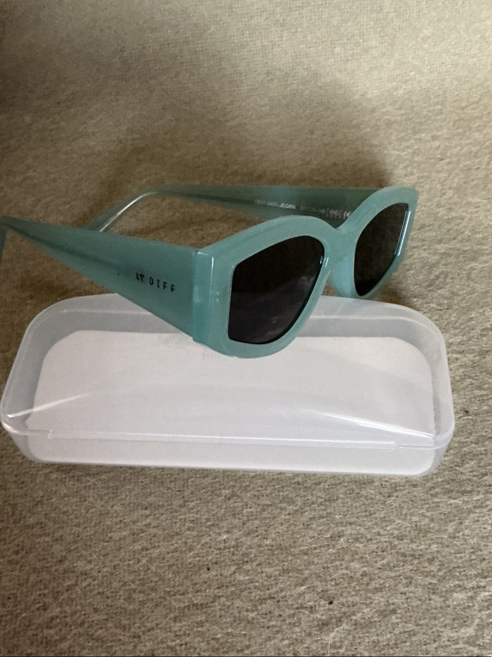 Light Teal Cat-Eye Women's Sunglasses